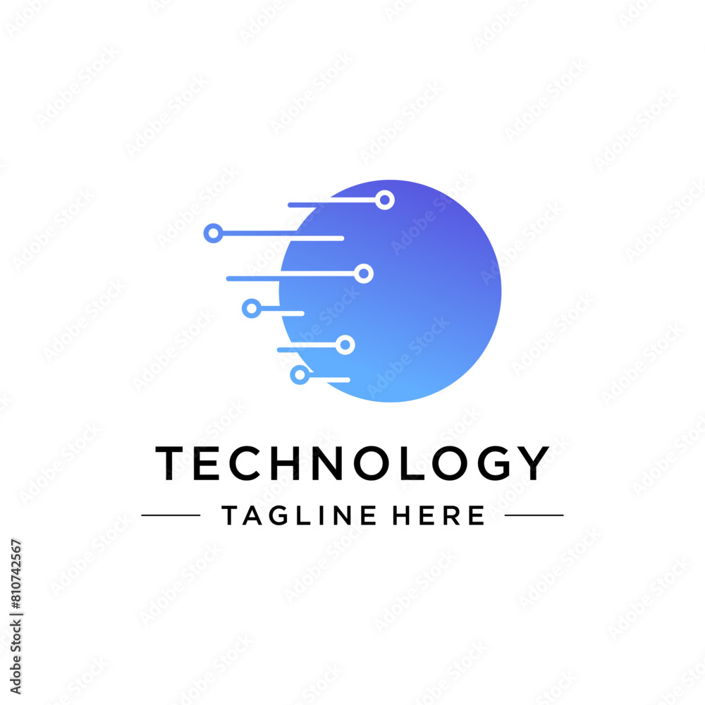 Abstract technology logo vector design Abstract technology logo vector design