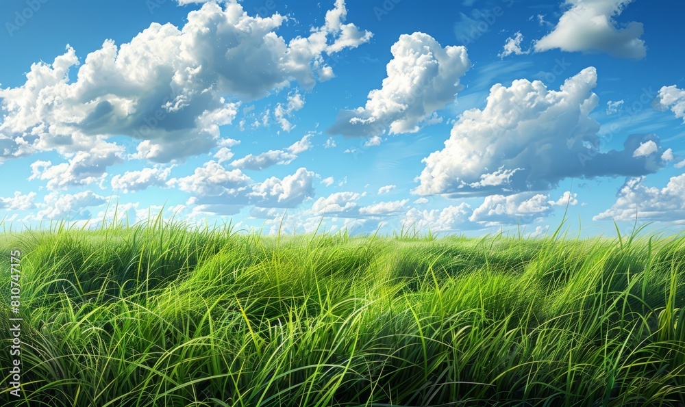 Obraz premium grass and sky