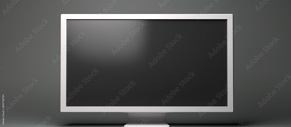 Technology concept of a PC computer monitor with a blank screen offering a perfect copy space image Technology concept of a PC computer monitor with a blank screen offering a perfect copy space image