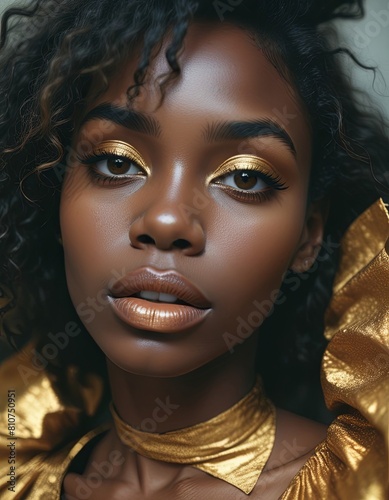 Beautiful African woman portrait