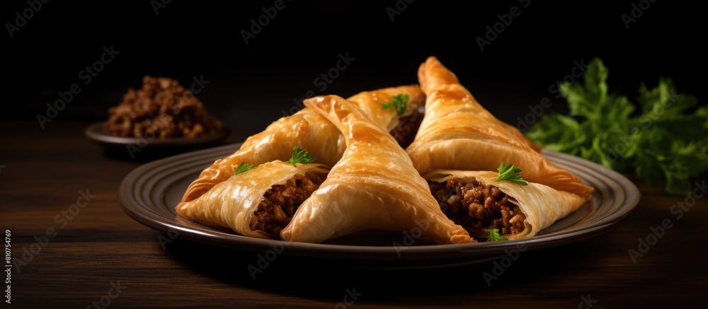 Quibe a traditional Arabian fried snack is a delectable treat consisting of wheat dough filled with savory minced meat Discover this mouthwatering delight. Creative banner. Copyspace image Quibe a traditional Arabian fried snack is a delectable treat consisting of wheat dough filled with savory minced meat Discover this mouthwatering delight. Creative banner. Copyspace image