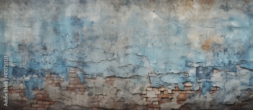 Old wall with a textured surface providing ample copy space image
