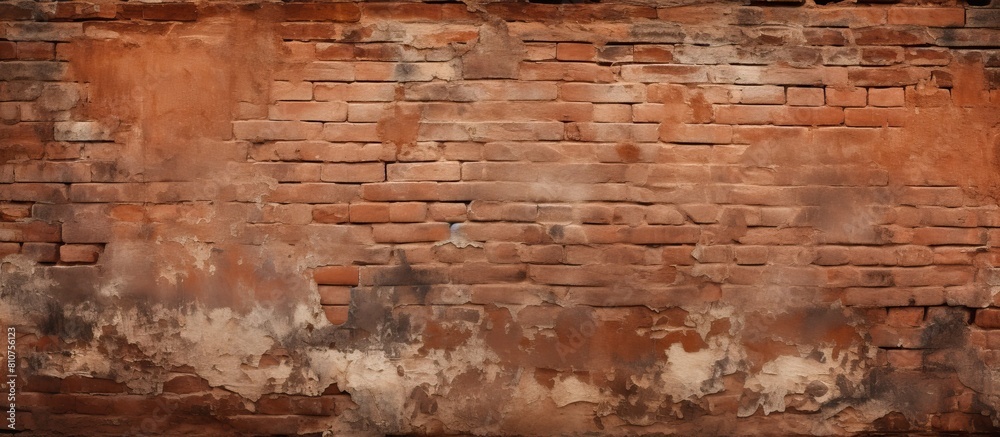 A background image displaying the texture of an aged brick wall featuring ample empty space for additional content