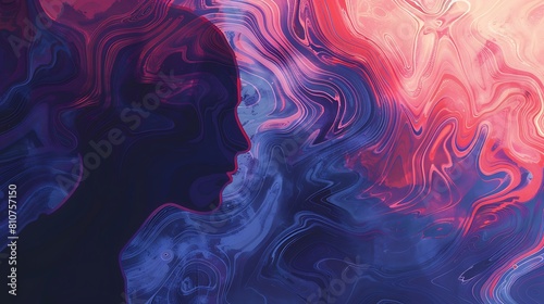 abstract colorful background. abstract background for Fatigue Syndrome Day photo