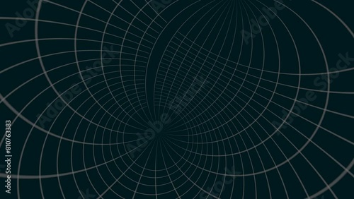 Simple animation of spacetime and gravity