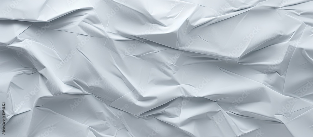 Obraz premium A background image featuring crumpled gray paper providing ample space for adding text or other visuals