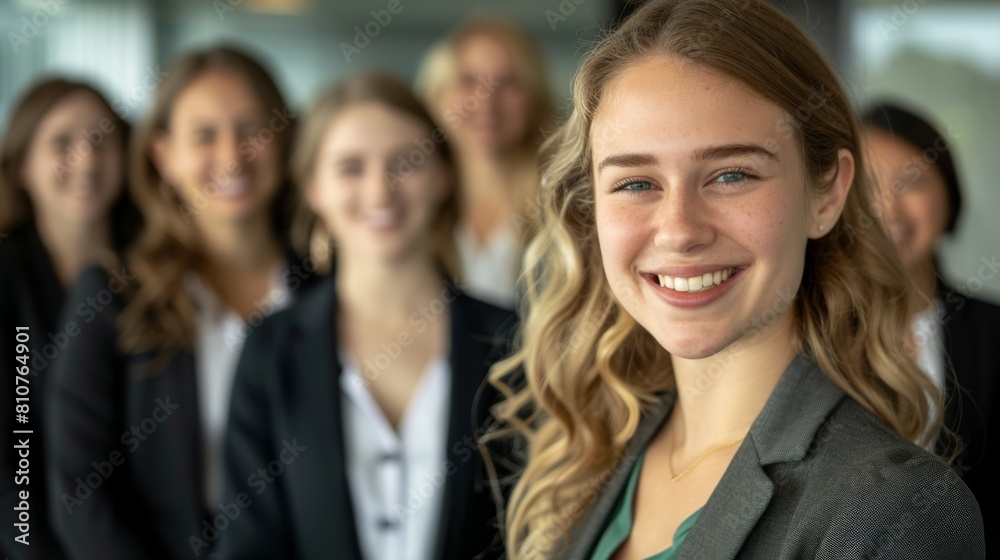 A Group of Smiling Professional Women A Group of Smiling Professional Women
