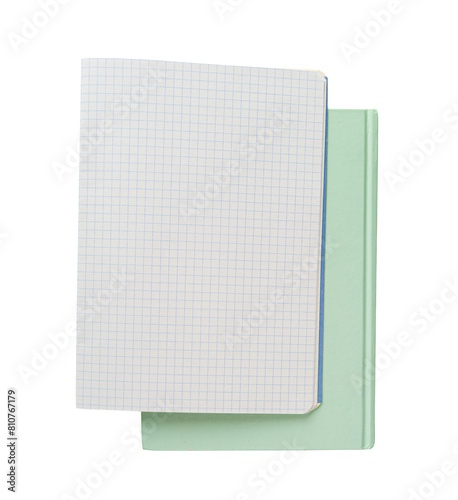 Copybook Mockup, Notebook on Office Desk with Copy Space for Text, Moleskin Template