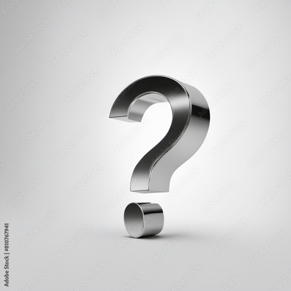 metal question mark metal question mark