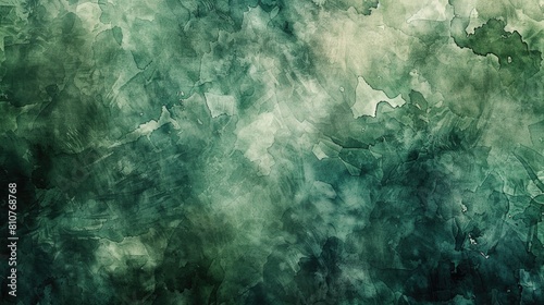 Fototapeta Naklejka Na Ścianę i Meble -  Blue green abstract watercolor. Art background for design.