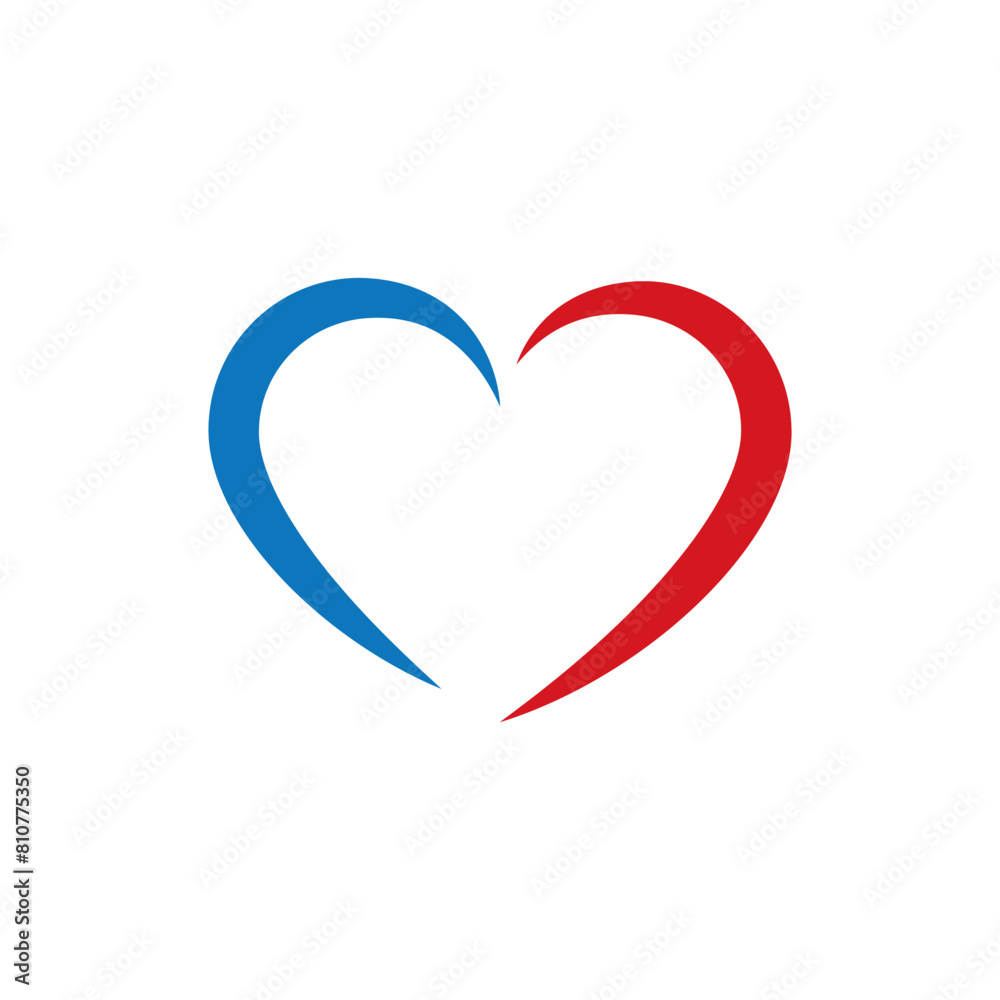 Love logo vector illustration