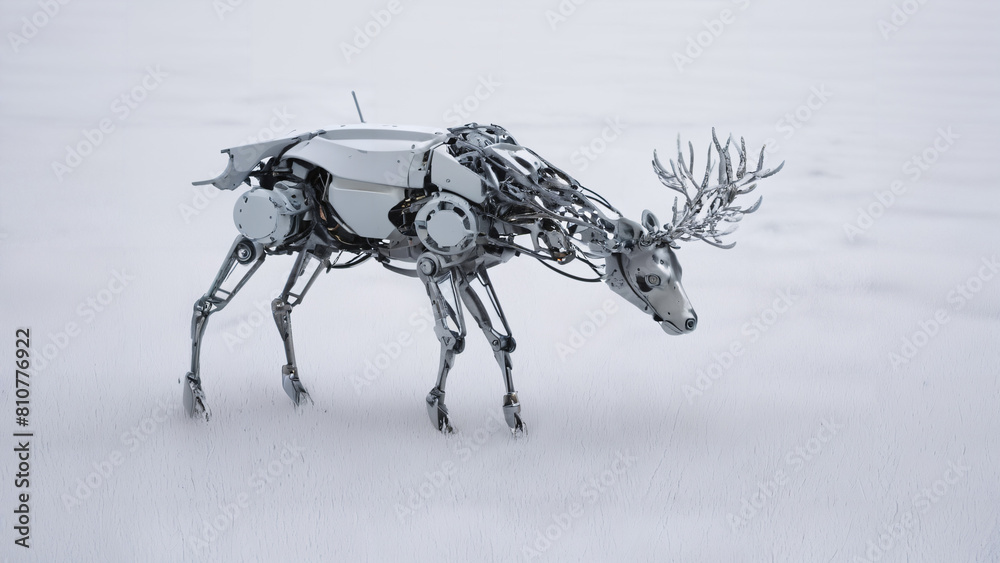 metal sculpture of a reindeer metal sculpture of a reindeer