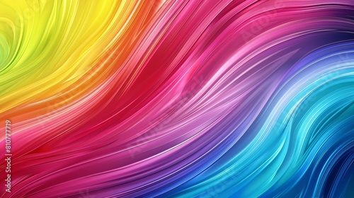 Vibrant abstract color wave background