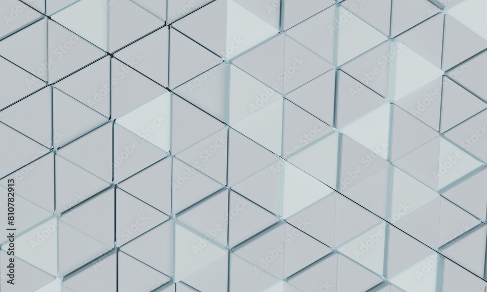 building facade. 3D background wirh triangle building facade. 3D background wirh triangle