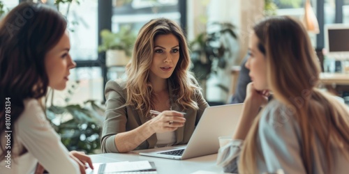 business woman in meeting