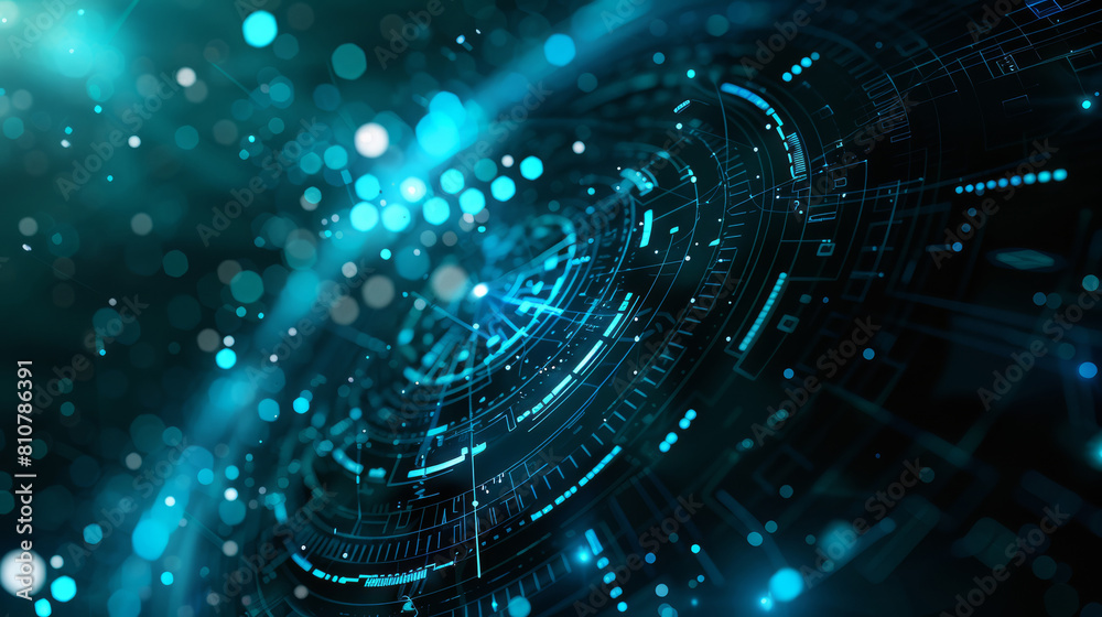 blue digital information technology background blue digital information technology background