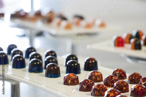 chocolate production process and various chocolates made
