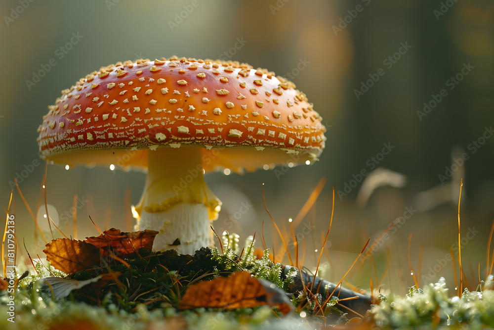 Hook-Ups Mushroom Sticker, 2 3/4 X 4 1/2 Inches, Glossy Finish