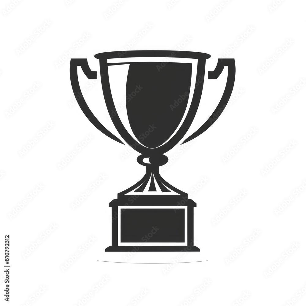 Glyph Style Award Winning Trophy Cup Icon or Symbol. Glyph Style Award Winning Trophy Cup Icon or Symbol.
