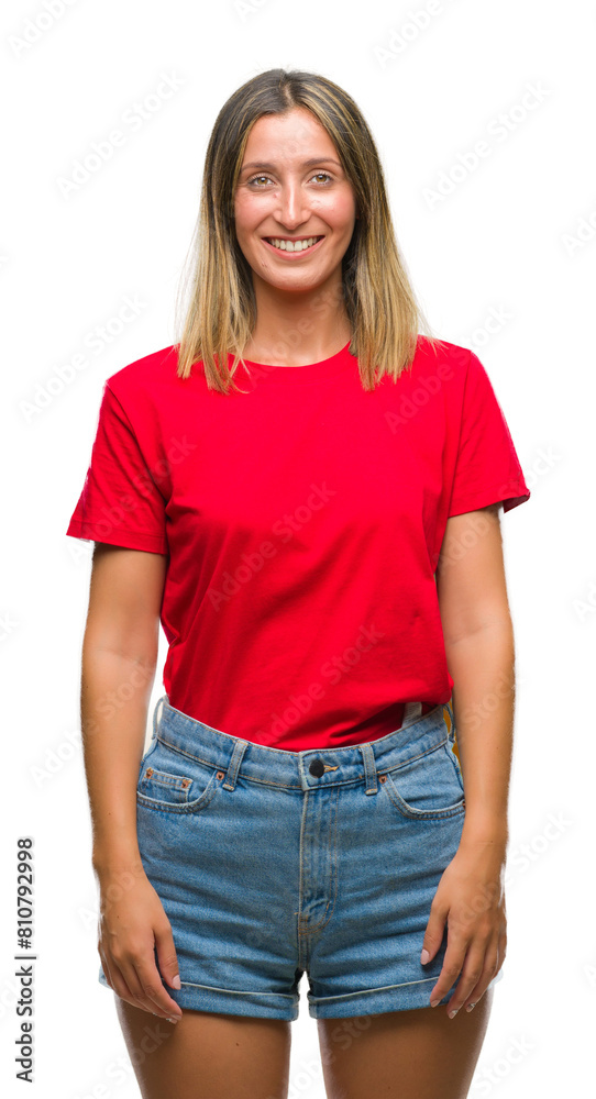 Young beautiful woman over isolated background with a happy and cool smile on face. Lucky person. Young beautiful woman over isolated background with a happy and cool smile on face. Lucky person.