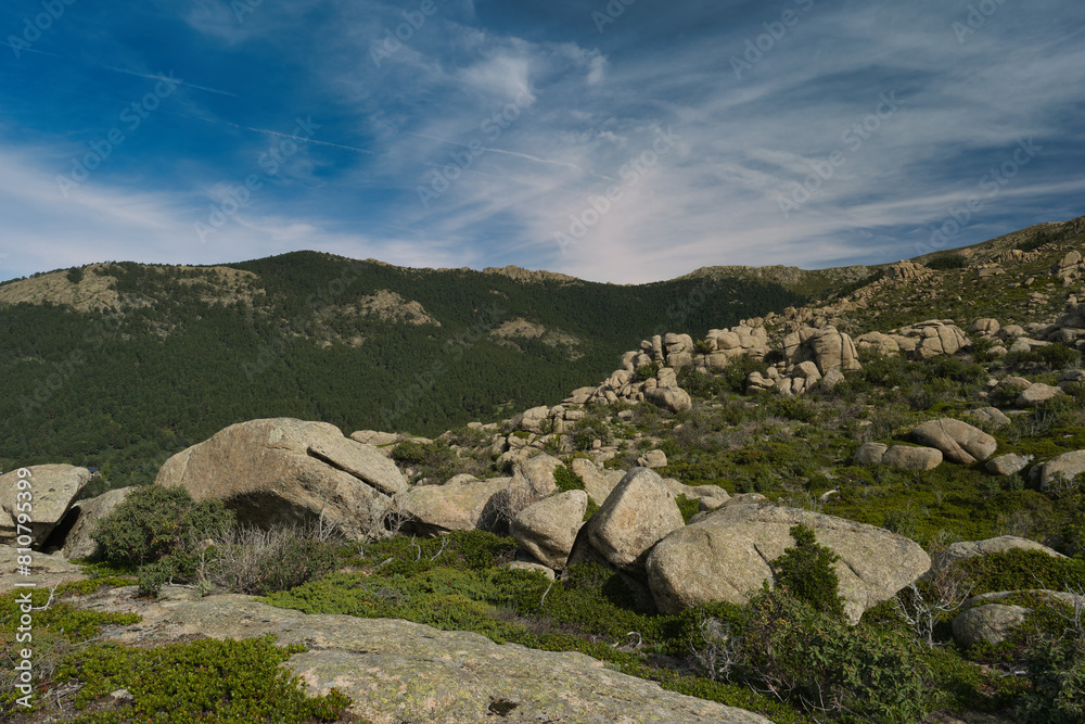 landscape, view, mountains, spring, nature, plants, spain, green landscape, view, mountains, spring, nature, plants, spain, green