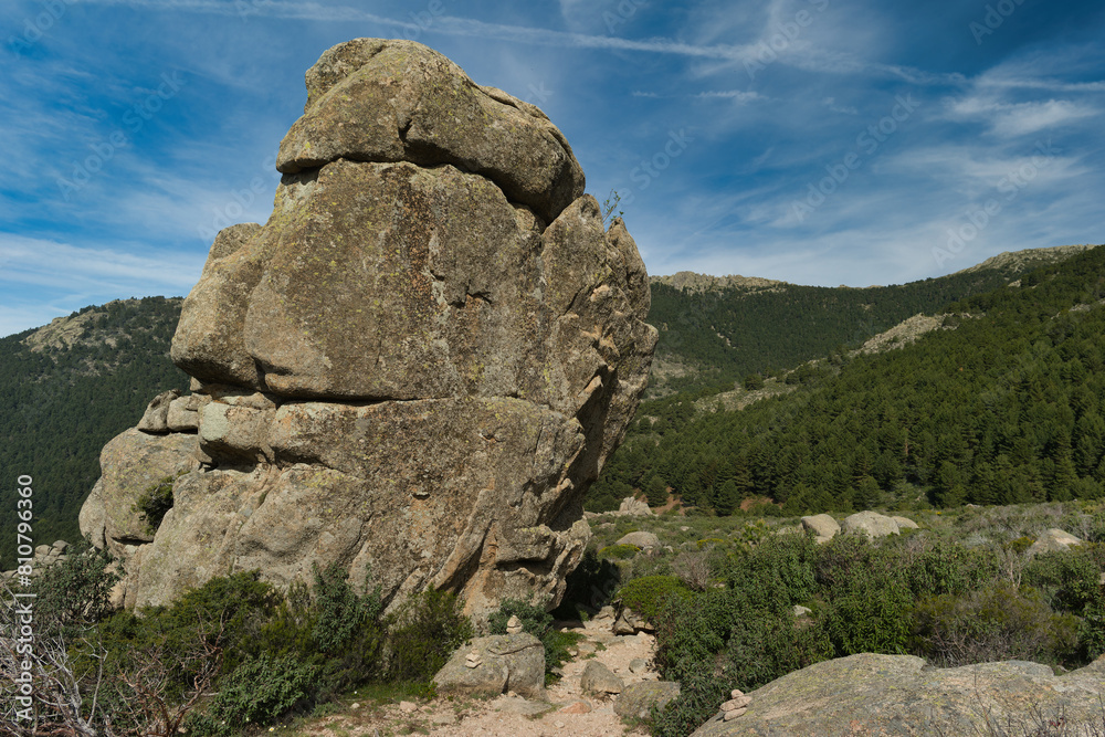 landscape, view, mountains, spring, nature, plants, spain, green