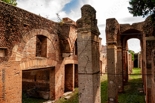 Buildings in Ostio Antica near Rome.