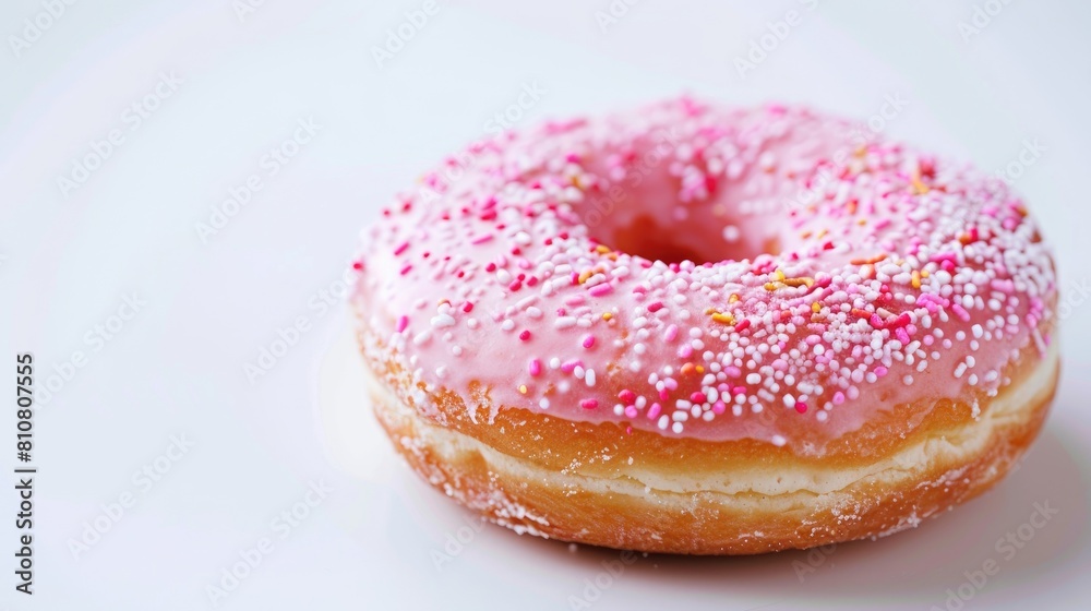 Indulge in a delicious donut as you celebrate Mother s Day against a pristine white backdrop Indulge in a delicious donut as you celebrate Mother s Day against a pristine white backdrop