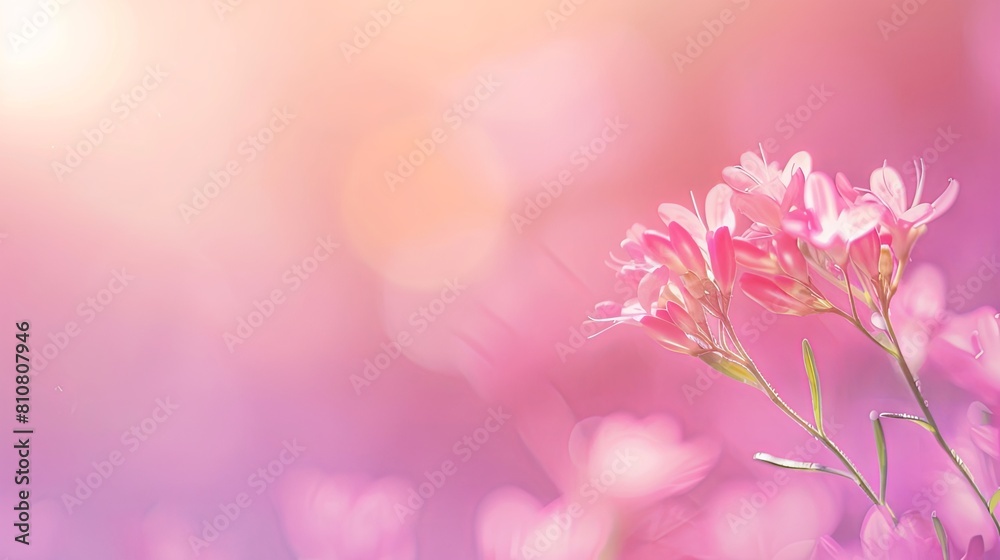 Abstract pink violet blurred defocused with soft pink gradient color background 
