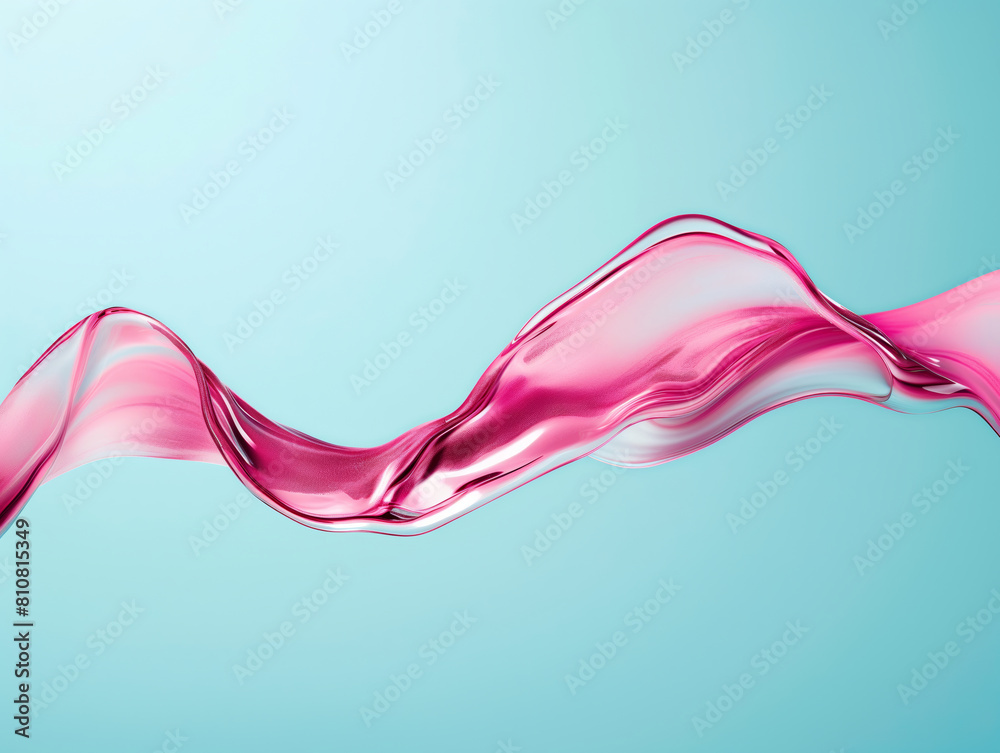 Flowing Pink Satin Fabric on a Soft Teal Background. Digital art illustration with dynamic movement. Luxury and elegance concept for banner, poster, and wallpaper design. Flowing Pink Satin Fabric on a Soft Teal Background. Digital art illustration with dynamic movement. Luxury and elegance concept for banner, poster, and wallpaper design.