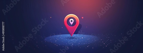 Date, time, location icon in flat style Event message vector illustration on isolated background Information sign business concept, Very elegant and abstract photo