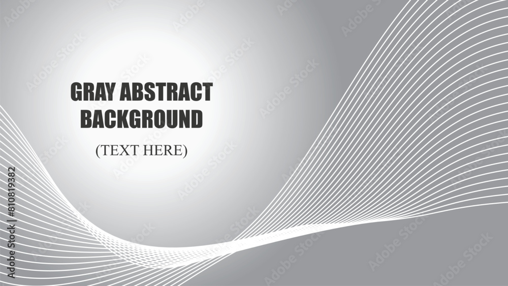 Gray abstract background with curve line vector image illustration for backdrop or wallpaper Gray abstract background with curve line vector image illustration for backdrop or wallpaper