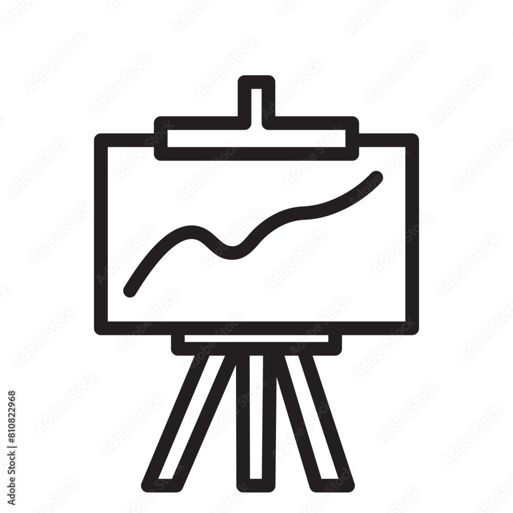 Obraz premium Drawing Line Icon