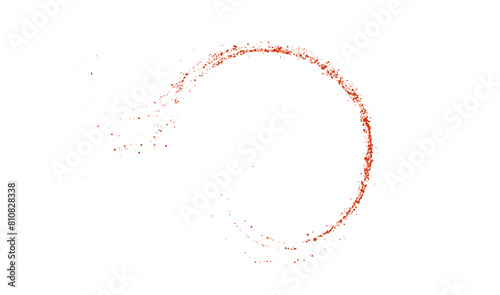 The vector illustration depicts a dynamic splatter of chili powder, dried pepper, spicy paprika, and other seasonings. Png.	
