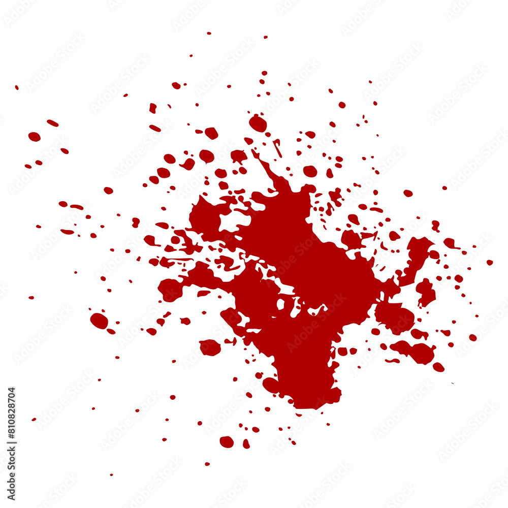 Blood Splatter Splash Stain Illustration