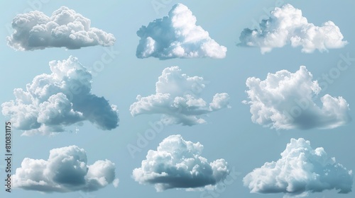 A bunch of clouds in the sky, perfect for weather forecasts or nature backgrounds