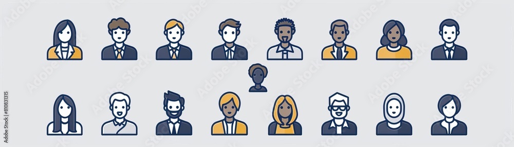 Simple Set of Business People Related Vector Line Icons 10Contains such Icons as OneonOne Meeting Simple Set of Business People Related Vector Line Icons 10Contains such Icons as OneonOne Meeting