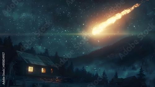 Glowing Celestial Arrival W...
