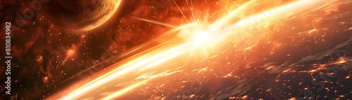 Glowing Meteor s Cosmic Col...