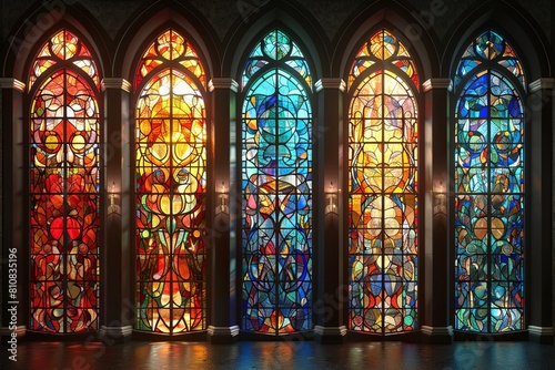 Stained Glass Icons  A Vivid Digital Collection