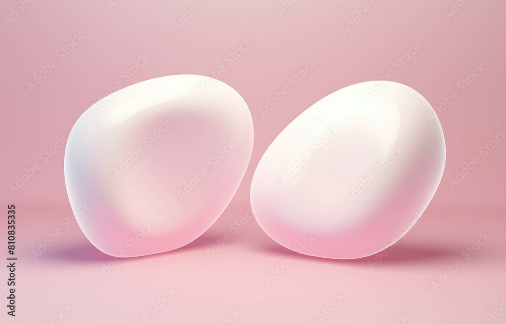 White 3D speech bubble for communication and dialogue, Chat bubble, Text box, or Social media element