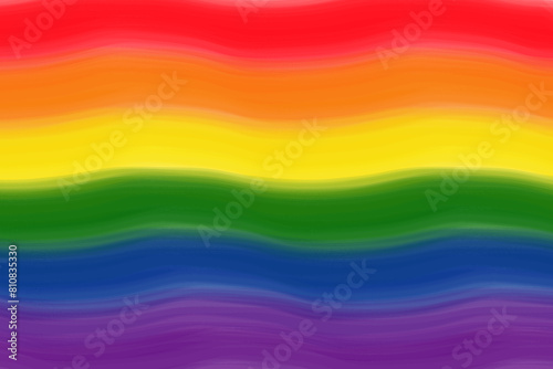 Colorful LGBTQ+ Flag Background