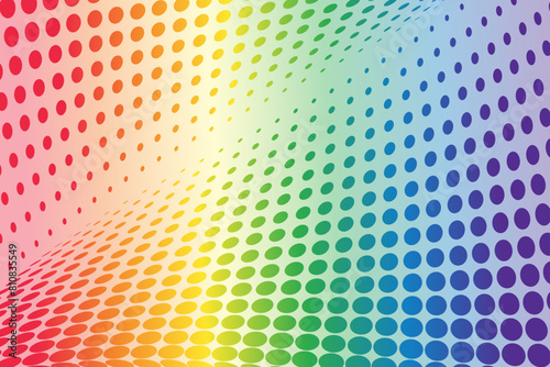 Colorful LGBTQ+ Flag Background