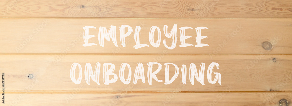 Employee onboarding symbol. Concept words Employee onboarding on ...