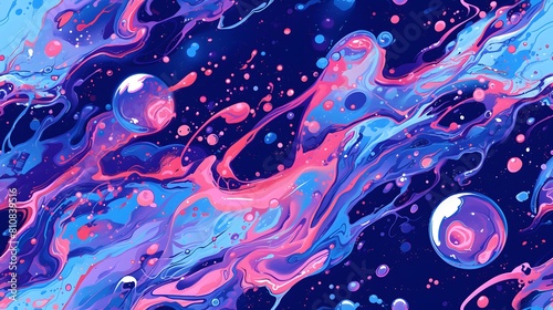 seamless pattern of modern abstrack acid liquid background for fabric design, art print, textiles, wallpaper, and more