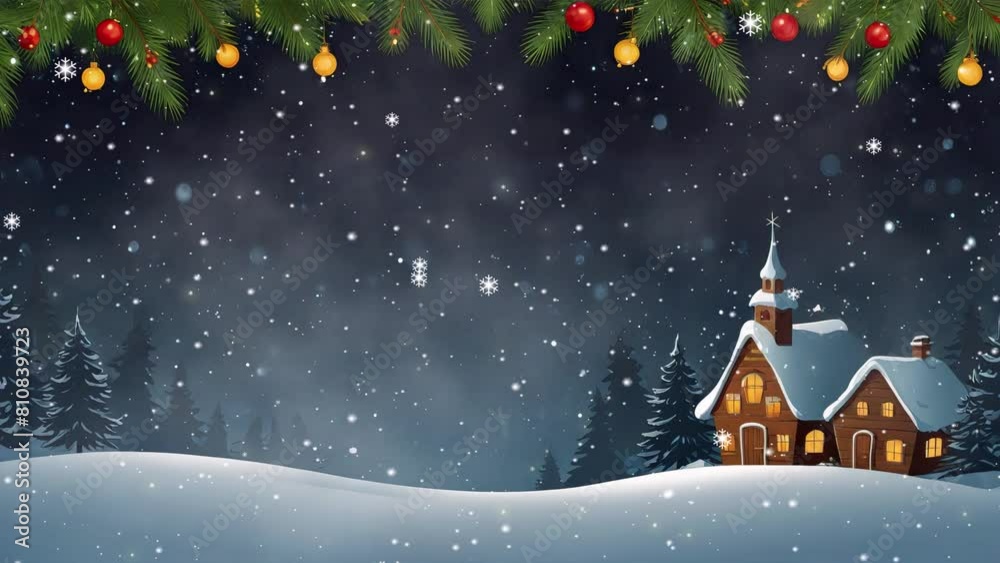 christmas night in the village looping video christmas night in the village looping video