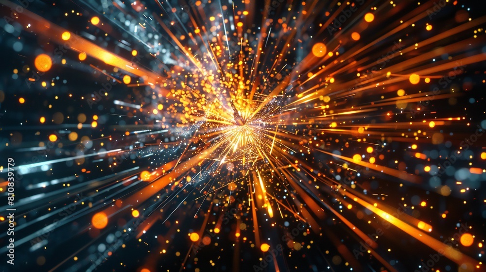 explosion of light explosion of light