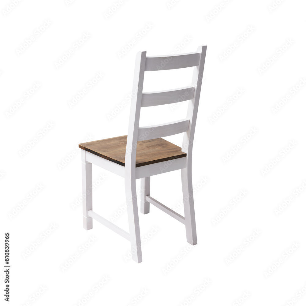 Wooden chair isolated on white background Wooden chair isolated on white background
