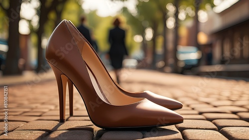 brown heel
