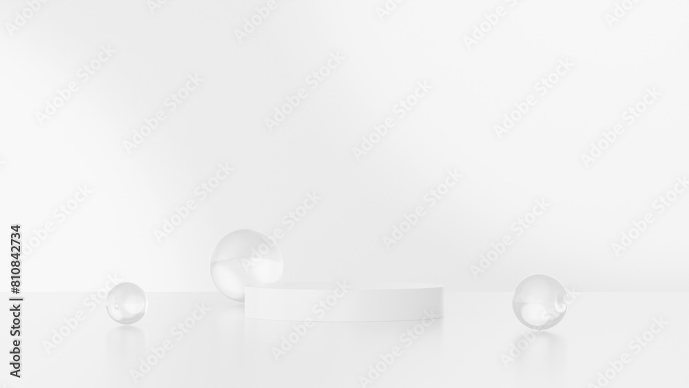Background 3d rendering natural backdrop with bright lighting for showcasing cosmetic products in landscape Background 3d rendering natural backdrop with bright lighting for showcasing cosmetic products in landscape